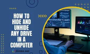 How to Hide and Unhide any drive in a computer