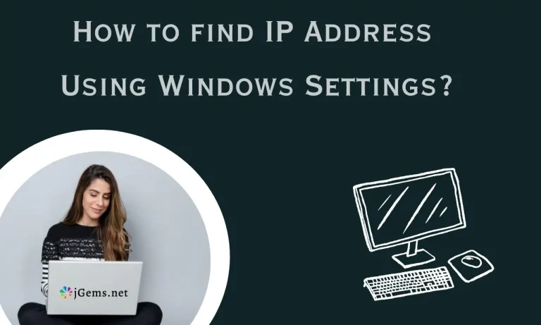 How to find IP Address Using Windows Settings